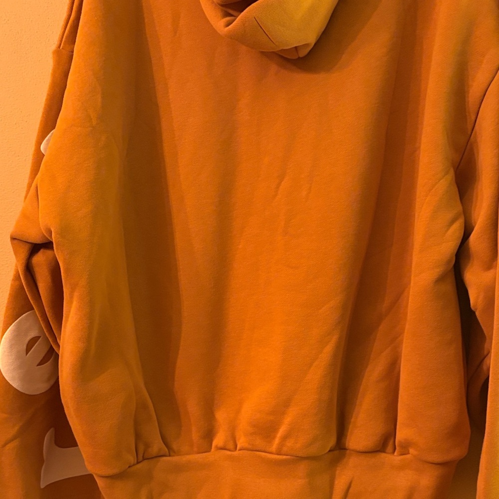 Orange Hoodie with White Lettering - Picture 3 of 6